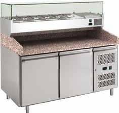BANCO REFRIGERATO VENTILATO PIZZERIA PZ2600TN38-FC