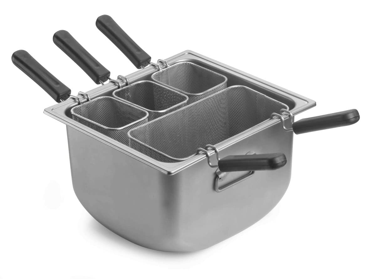 Cuocipasta completo 4 settori per induzione