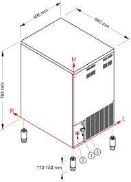 fabbricatore di ghiaccio a scaglie granulari