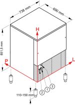 FABBRICATORE DI GHIACCIO A GRANULI PRESSATI